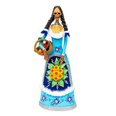 La Catrina Consuelo,'Handmade Day of the Dead Catrina Figurine from Mexico'