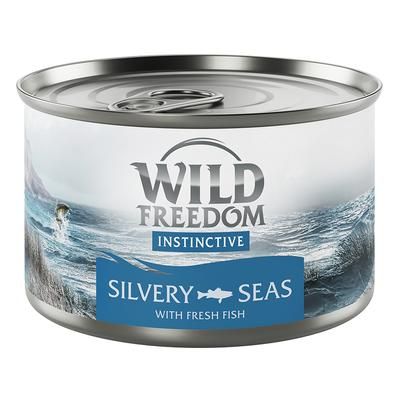6x140g Adult Sea Bass Silvery Seas Instinctive Wild Freedom Wet Cat Food