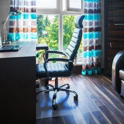 "Valuemat® Plus Polycarbonate Rectangular Chair Mat for Hard Floor - 48" x 53" – Floortex FR1213015ER"