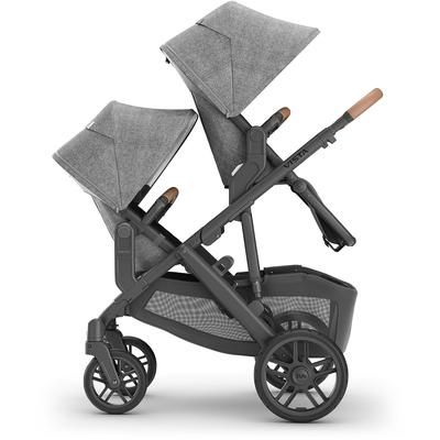 UPPAbaby VISTA V2 Double Stroller Bundle with Rumble Seat V2+ - Jake
