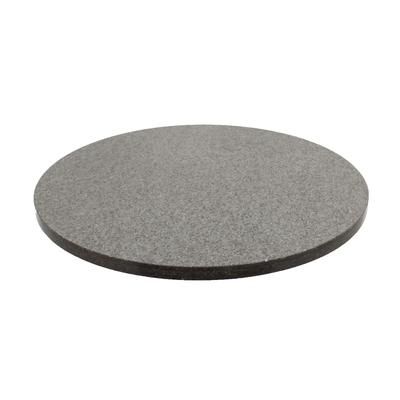 Art Marble Q40548RD 48" Round Quartz Table Top - Indoor/Outdoor, Storm Gray