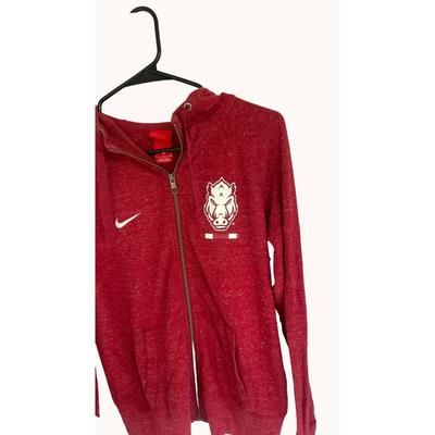 Nike Tops | Arkansas Razorbacks Team Issued Women's Small Nike Full Zip Jacket | Color: Red | Size: S