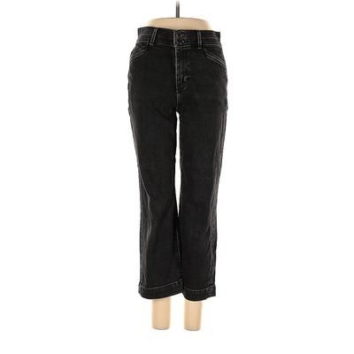 Ann Taylor Jeans - High Rise: Black Bottoms - Women's Size 4 Petite