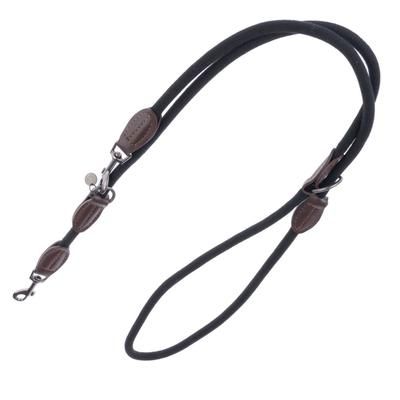 Matching lead for Nomad Tales Spirit collar, ebony 200cm long, Ø10mm dog