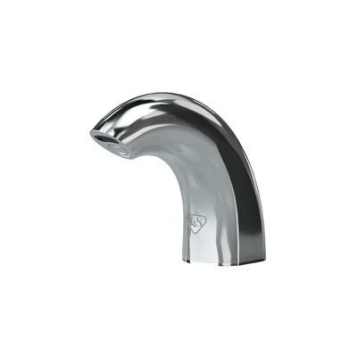 T&S ECW-3158 WaveCrest Deck Mount Electronic Faucet - Single Hole, Fixed Spout, Battery Operated, 2 1/4" x 3 15/16" x 4 11/16", Chrome
