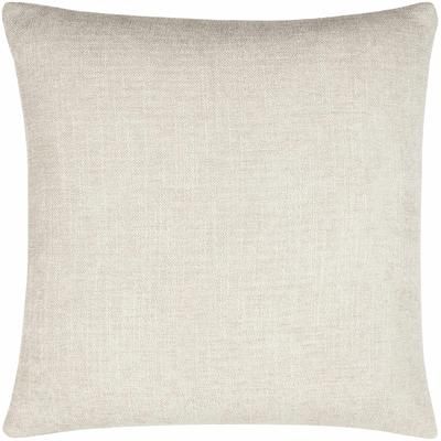 Zihna 22" Square Modern Light Silver/Pearl/Ivory/Silver Gray Throw Pillow - Boutique Rugs