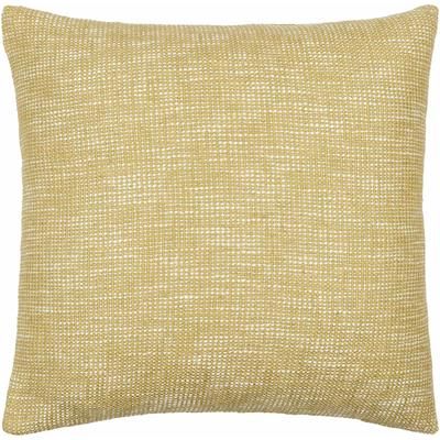 Rossa 18" Square Modern Mustard/White Throw Pillow - Boutique Rugs