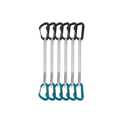 DMM Aether Quickdraw6 Pack 25cm Turquoise/Matt Grey A498-25P6