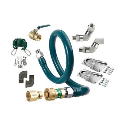 Krowne M10036K12 36" Gas Connector Kit w/ 1" Female/Male Couplings, Stainless Steel