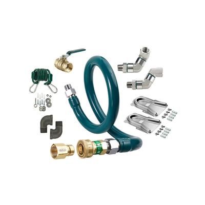 Krowne M5036K12 36" Gas Connector Kit w/ 1/2" Female/Male Couplings, Stainless Steel