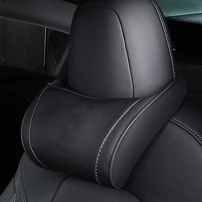Starfire 1 pacchetto del cuoio genuino appeso seggiolino auto cuscino supporto per il collo poggiatesta per tesla 3 s x y modelli nero rosso caffè colori opzionale