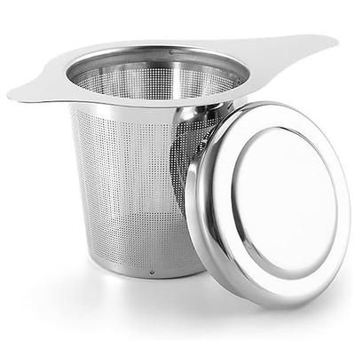 304 in acciaio inox filtro per il tè riutilizzabile filtro per il tè colino per il tè teiera sfuso foglia di tè spezie filtro per il tè accessori per la cucina colino per il tè scarico del tè con
