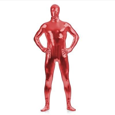 Costume di Carnevale Tuta Intera Tute Zentai Lucide Costume Cosplay Catsuit Tinta unita Sesso Costume Sexy Per uomo Per donna Costume per Halloween Adulti