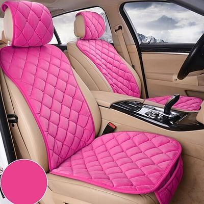 2PCS Coprisedili Universali in Tessuto Flock – Quattro Stagioni Constorage Integrato Facile da Installare Protezione Interna