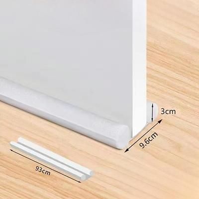 1pc tappo antispiffero da 36,6 pollici sotto la porta antirumore nero tappi per fessure porta d'ingresso paraspifferi per la parte inferiore delle porte regolabile doppia porta tiraggio