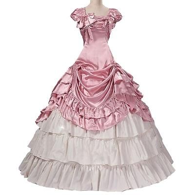Rococò Vittoriano Abito da Ballo Costume da festa Mascherata Abito da Ballo Sposa Costume Per donna Mascherata Carnevale Feste Matrimonio Adulti Vestito