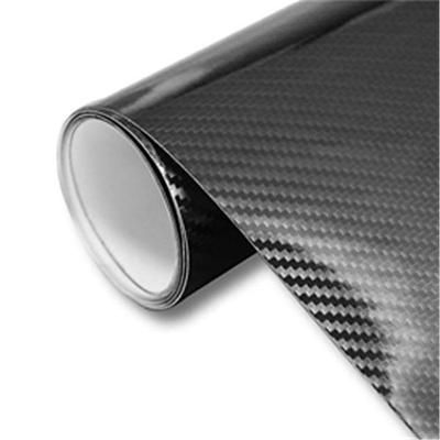 Pellicola in vinile in fibra di carbonio 6D pellicola per auto autoadesiva anti-collisione adesivi per auto Fai da te adattabile universale per la maggior parte dei veicoli