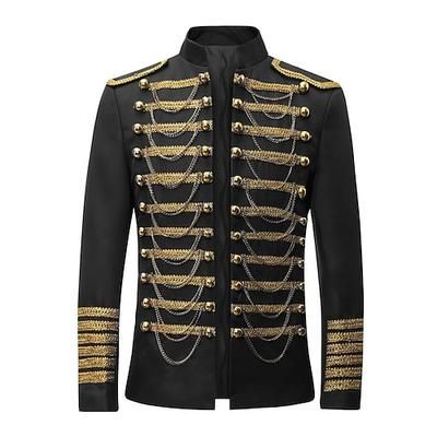 Elegante Classico Retrò Vintage Costume da festa Mascherata Completi Blazer Principe Uniformi Cosplay Gentiluomo Slim Fit Abito da ballo Costume Per uomo Halloween Mascherata Matrimonio Mascherata