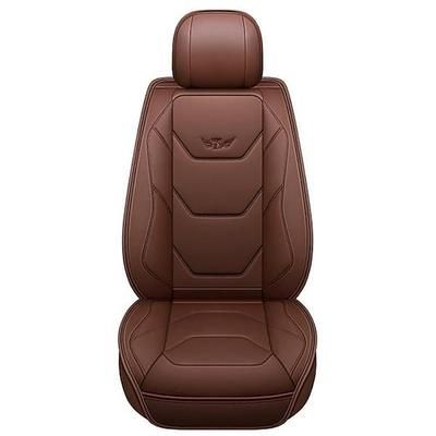 Tappetino per Copertura Sedile Auto Anteriore Universale in PU Pelle 5D StarFire Impermeabile Protettore per Sedile Auto Traspirante