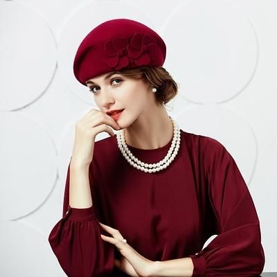 Anni 1950 Retrò Vintage Cappello Cappello da cocktail Costume Per donna San Valentino Derby Ascot Festival delle corse di cavalli Adulti Cappello