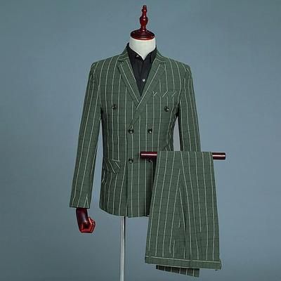 Retrò Vintage Anni Ruggenti Anni 1920 Mascherata Completi Blazer Il grande Gatsby Costume Per uomo Mascherata Festa / Sera Addio al Nubilato Adulti Cappotto Gilet Pantaloni