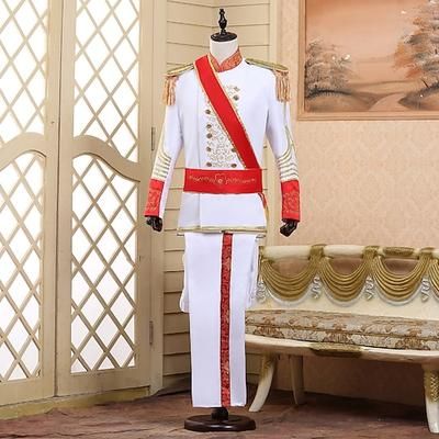Elegante Retrò Vintage Vittoriano Cappotto Pantaloni Abiti Principe Corrina vittoriana Gentiluomo Kingsman Aristocratico Tinta unita Abito da ballo Costume Per uomo Halloween Mascherata Feste