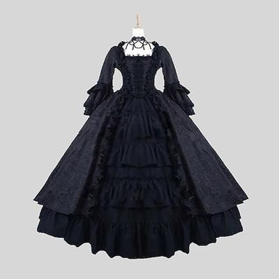 Rococò Vittoriano Abito da Ballo Costume da festa Mascherata Abito da Ballo Taglie Forti Costume Per donna Reale Mascherata Carnevale Feste Halloween Adulti Vestito