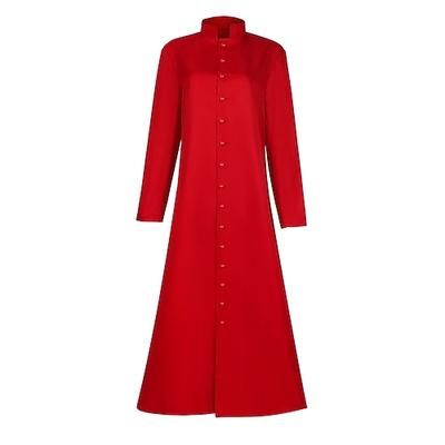 Retrò Vintage Medievale Costume Cosplay Mascherata Prete Tinta unita Colletto Mao Costume Per uomo Stile Steampunk Halloween Palcoscenico Mascherata Adulti Cappotto