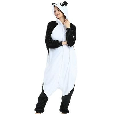 Pigiama Kigurumi Costume di fantasia Costume tutina Fantasia animale Panda Cartone animato Caldo Costume Divertente Comodo Adulti Unisex Uomini e Donne Halloween Carnevale Capodanno Feste Performance