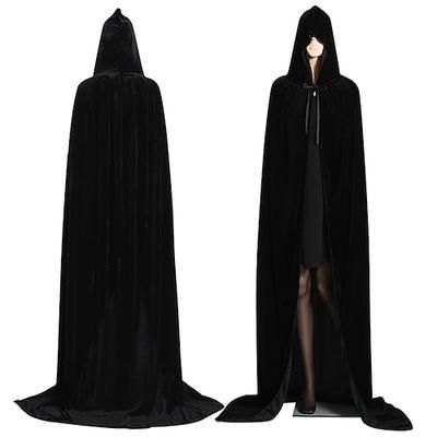 Medievale Rinascimento Mantello Strega Vichingo Ranger Elfico Costume Unisex Celtico Vichingo Fantasia Halloween Carnevale Feste Performance Adulti Mantello