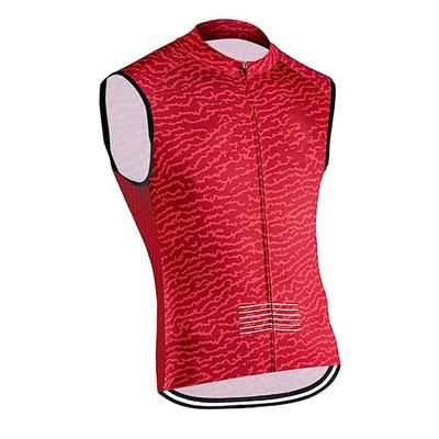 Per uomo Per donna Gilet da ciclismo Grafico Senza Maniche Bicicletta Top con 3 tasche posteriori Mountain Bike MTB Ciclismo su strada Asciugatura Rapida Morbido Strisce Riflettenti Tasca Posteriore