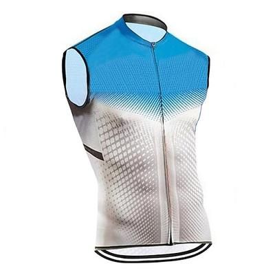 Per uomo Per donna Gilet da ciclismo Grafico Senza Maniche Bicicletta Top con 3 tasche posteriori Mountain Bike MTB Ciclismo su strada Asciugatura Rapida Morbido Strisce Riflettenti Tasca Posteriore