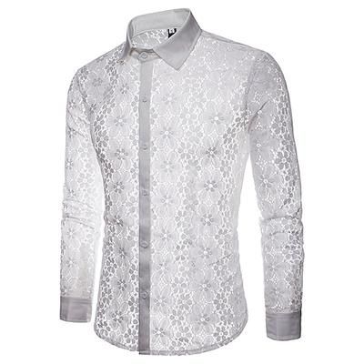 Punk Gotico Vittoriano Medievale Blusa / Camicia Mascherata Principe Collo ripiegato Costume Per uomo Mascherata Festa / Sera Adulti Blusa