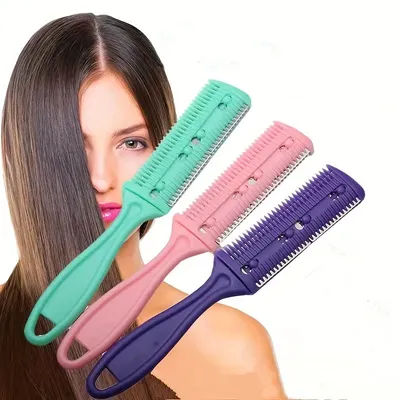 1 pcs Double-Sided Hair Cutting Comb for Long and Short Hair - Shape and Cut with Ease