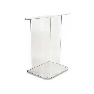 Forbes Industries 5006 Floor Podium - 23 1/2"L x 30"W x 46 3/4"H, Acrylic, Clear
