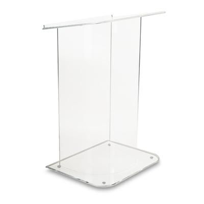 Forbes Industries 5006 Floor Podium - 23 1/2"L x 30"W x 46 3/4"H, Acrylic, Clear