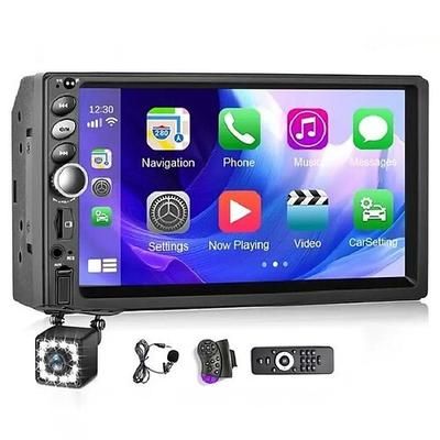 autoradio doppio din autoradio 7'' touch screen carplay per lettore multimediale per auto Android auto con ricevitore radio bt fmtelecamera per la retromarcia