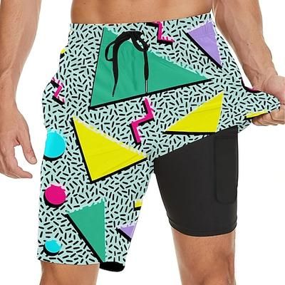 Retrò Vintage Anni '80 Pantaloncini da spiaggia Bambola Costume Per uomo Vacanza Spiaggia Parata dell'Orgoglio Adulti Shorts