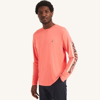 Nautica Men's Rash Guard Teaberry, S