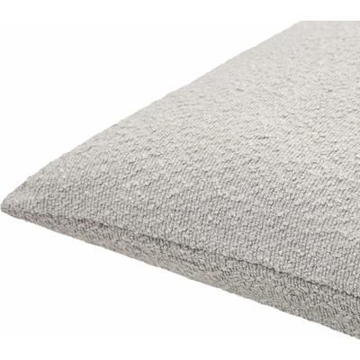 Vedat 20" Square Modern Ash/Pearl/Metallic Silver Throw Pillow - Boutique Rugs