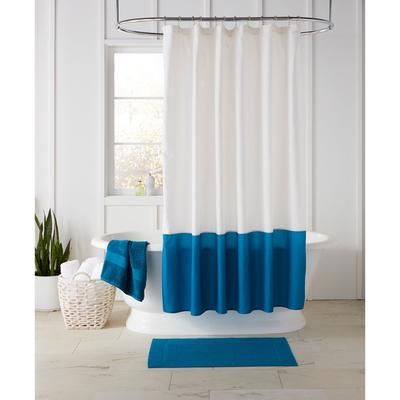 BH Studio Colorblock Shower Curtain 14 pc Set by BH Studio in Peacock