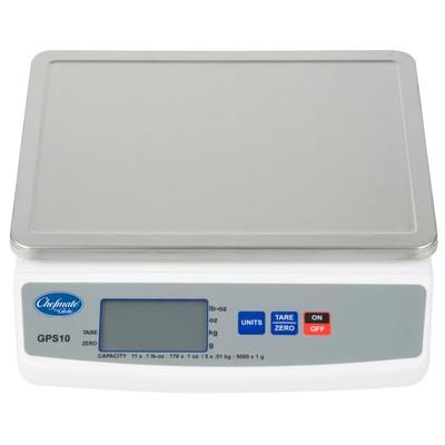 Globe GPS10 Digital Portion Control Scale w/ 10 lb Capacity, Auto Shut Off, 115v, Stainless Steel