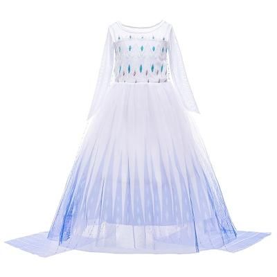 Settimana del libro 2026 Regina delle nevi Gelido Congelato Principessa Vestito Abito da damigella Natale Abito da vacanza for Ragazze Bambino Natale Settimana del libro Matrimonio Ospite di nozze