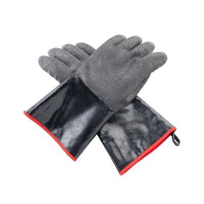 Tablecraft 11735 13 3/4" High Heat Gloves - Black