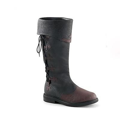 scarpe rinascimentali medievali vintage retrò pirata cavaliere ritter scarpe da uomo unisex per eventi / feste in maschera stivali medievali fantasia