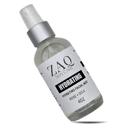 ZAQ ZAQ Hydrating Organic Rose + Goji Facial Mist - Vitamin Facial Toner - 4 OZ