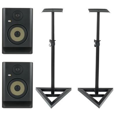 KRK Rokit RP5 G5 Stand Bundle
