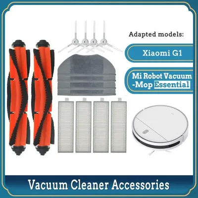 Per Xiaomi G1, Mi Robot Vacuum-Mop Essential, Filtro Hepa, Accessori per aspirapolvere robot, Spazzola principale, Spazzola laterale, Pezzi di ricambio per panni per mop Per la casa
