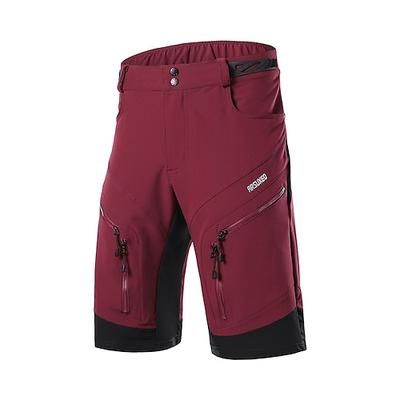 Arsuxeo Per uomo Pantaloncini MTB Pantaloncini da bici Bicicletta Pantaloncini Shorts larghi Vestibilità comoda Estate Mountain Bike MTB Ciclismo su strada Gli sport Asciugatura Rapida Cerniera