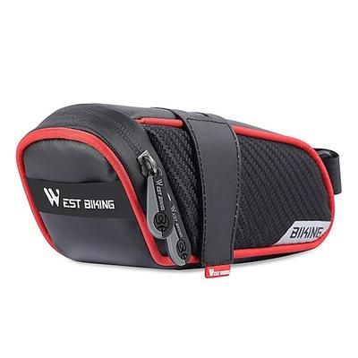 1.5 L Borse posteriori da bici Indossabile Facile da applicare Borsa da bici PU Marsupio da bici Borsa da bici Ciclismo triathlon